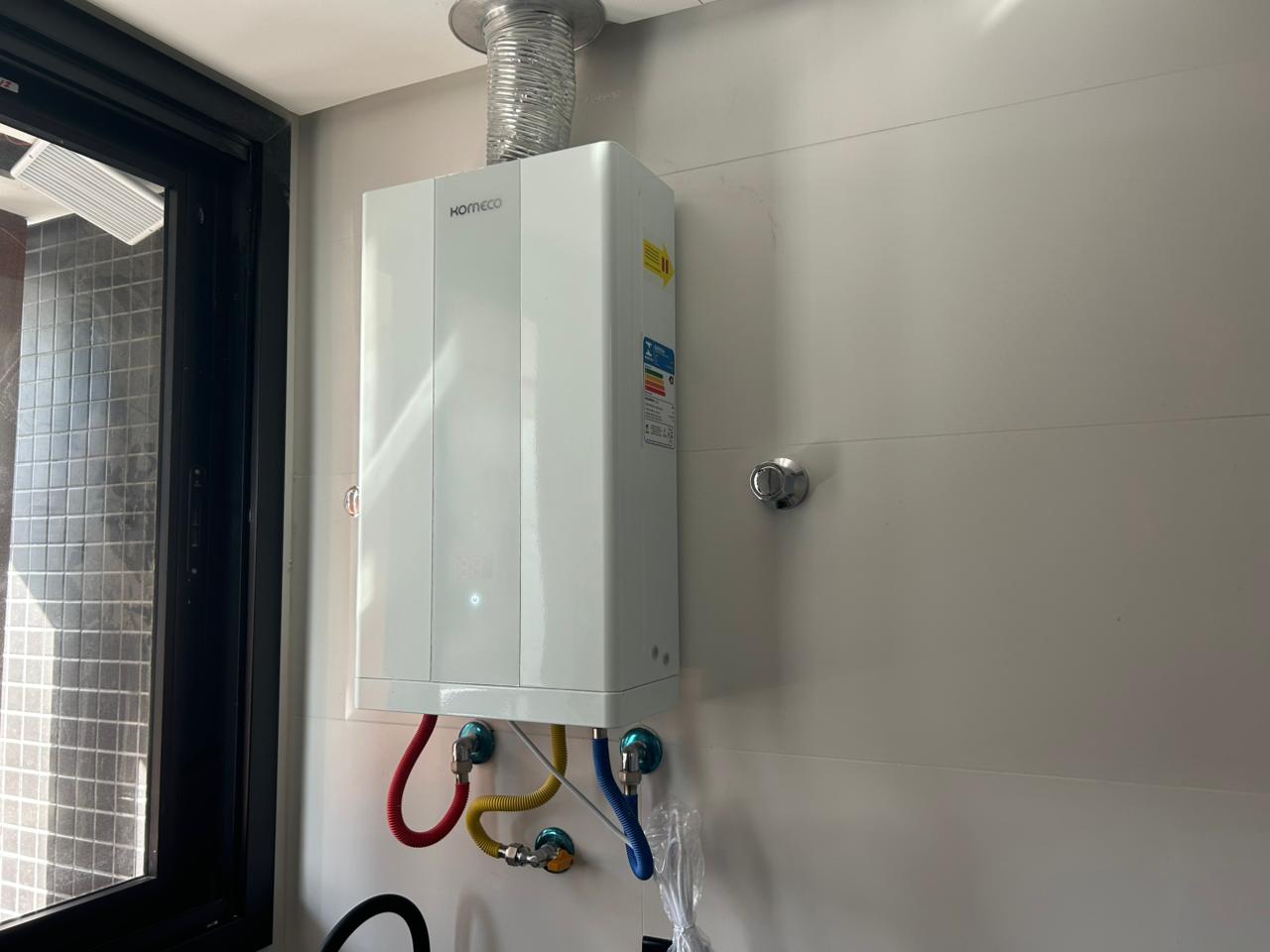 Venda e instalação certificada de Aquecedor a gás Digital Komeco